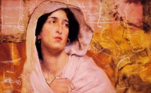 Oil woman Painting - Portrait of a Woman by Alma-Tadema, Sir Lawrence
