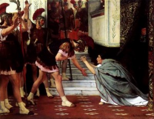  Photograph - Proclaiming Claudius Emperor by Alma-Tadema, Sir Lawrence