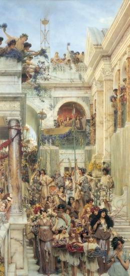 Oil alma-tadema, sir lawrence Painting - Spring2 by Alma-Tadema, Sir Lawrence