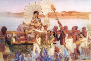 Oil the Painting - The Finding of Moses by Alma-Tadema, Sir Lawrence