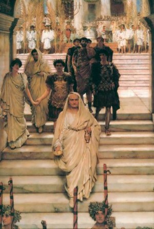 Oil alma-tadema, sir lawrence Painting - The Triumph of Titus by Alma-Tadema, Sir Lawrence