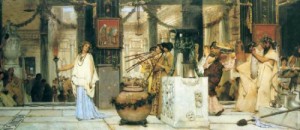 Oil the Painting - The Vintage Festival by Alma-Tadema, Sir Lawrence