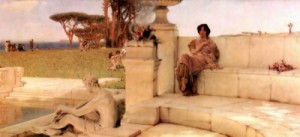 Oil spring Painting - The Voice of Spring by Alma-Tadema, Sir Lawrence