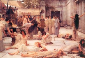  Photograph - The Women of Amphissa by Alma-Tadema, Sir Lawrence