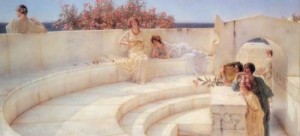  Photograph - Under the roof of blue Ionian weather by Alma-Tadema, Sir Lawrence