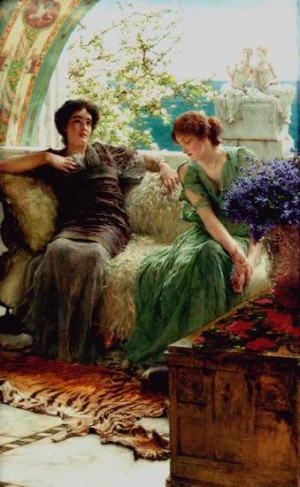  Photograph - Unwelcome Confidences by Alma-Tadema, Sir Lawrence