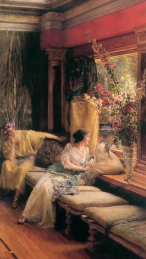 Oil alma-tadema, sir lawrence Painting - Vain Courtship by Alma-Tadema, Sir Lawrence