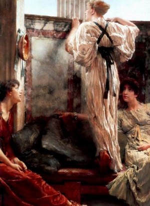  Photograph - Who is it by Alma-Tadema, Sir Lawrence