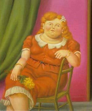  Photograph - Woman seated 1997 by Botero,Fernando