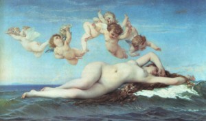  Photograph - The Birth of Venus, 1863 by Cabanel, Alexandre