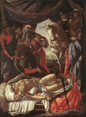 Oil botticelli,sandro Painting - Adoration of the Magi  1470-75 by Botticelli,Sandro
