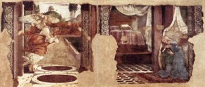  Photograph - Annunciation 1481 by Botticelli,Sandro