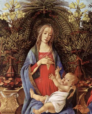  Photograph - Bardi Altarpiece (detail) 1484 by Botticelli,Sandro