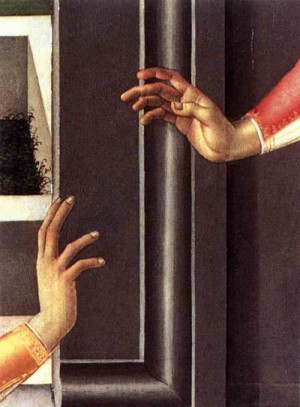  Photograph - Cestello Annunciation (detail)1489-90 by Botticelli,Sandro