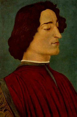 Oil botticelli,sandro Painting - Giuliano de' Medici 1478 by Botticelli,Sandro