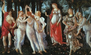 Oil botticelli,sandro Painting - Primavera 1477-80 by Botticelli,Sandro