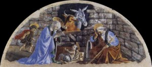  Photograph - The Birth of Christ 1476-77 by Botticelli,Sandro