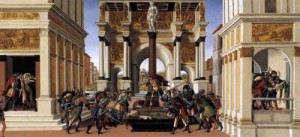 Oil botticelli,sandro Painting - The Story of Lucretia 1496-1504 by Botticelli,Sandro