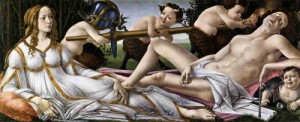 Oil botticelli,sandro Painting - Venus and Mars  c.1483 by Botticelli,Sandro