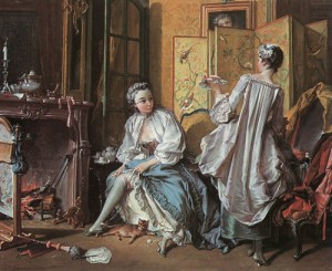  Photograph - La Toilette 1742 canvas by Boucher,Francois