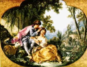 Oil spring Painting - Spring by Boucher,Francois