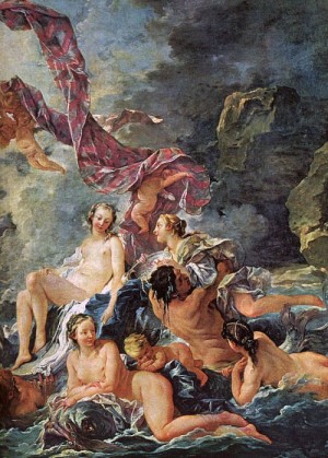  Photograph - The Triumph of Venus  detail 1740 by Boucher,Francois