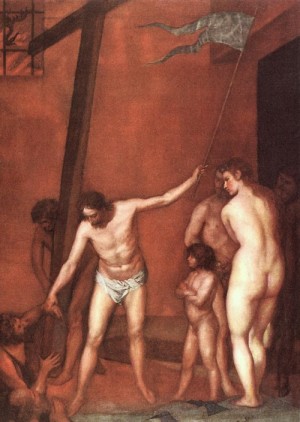 Oil cano, alonso Painting - Descent into Limbo  c. 1640 by Cano, Alonso