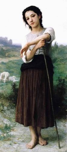  Photograph - Bergere by Bouguereau,William