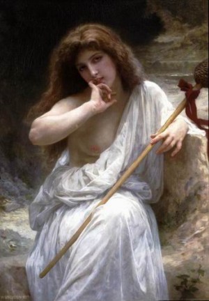  Photograph - Mailice by Bouguereau,William