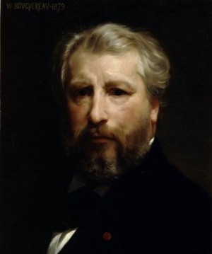 Oil portrait Painting - Portrait de lartiste by Bouguereau,William