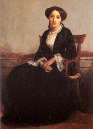 Oil portrait Painting - Portrait Of Genevieve Celine Eldest Dau by Bouguereau,William