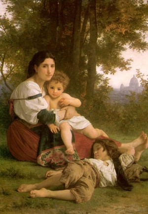  Photograph - Rest 1879 by Bouguereau,William