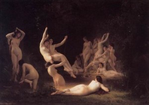  Photograph - The Nymphaeum by Bouguereau,William