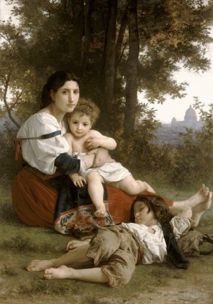 Oil bouguereau,william Painting - The Rest by Bouguereau,William