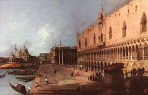 Oil canaletto Painting - Doge Palace    c. 1725 by Canaletto