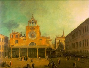 Oil canaletto Painting - San Giacomo di Rialto 1725-30 by Canaletto