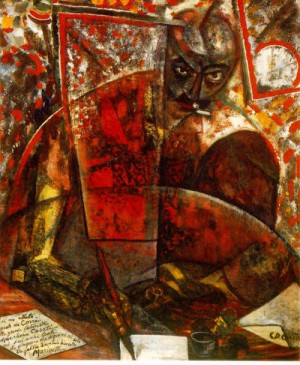 Oil carra, carlo Painting - Marineti by Carra, Carlo