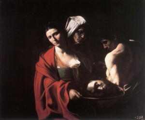  Photograph - Salome with the Head of the Baptist  - c. 1609 by Caravaggio