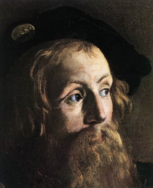  Photograph - The Calling of Saint Matthew (detail)   1599-1600 by Caravaggio