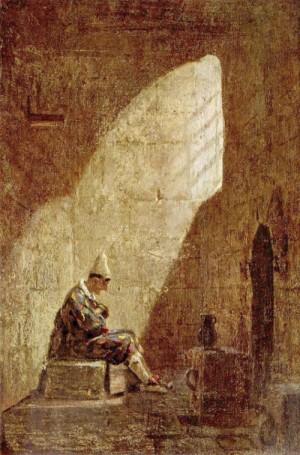 Oil carl spitzweg Painting - Lent Wednesday by Carl Spitzweg