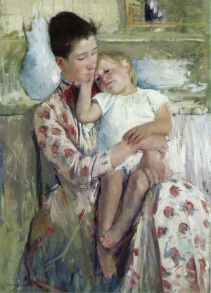  Photograph - Mother and Child by Cassatt,Mary