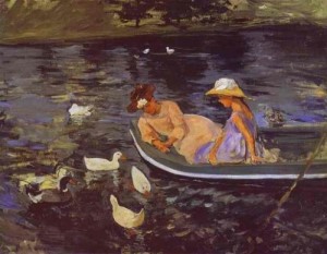  Photograph - Summertime. c. 1894 by Cassatt,Mary
