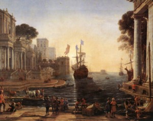 Oil claude lorrain Painting - Ulysses Returns Chryseis to her Father   1648 by Claude Lorrain