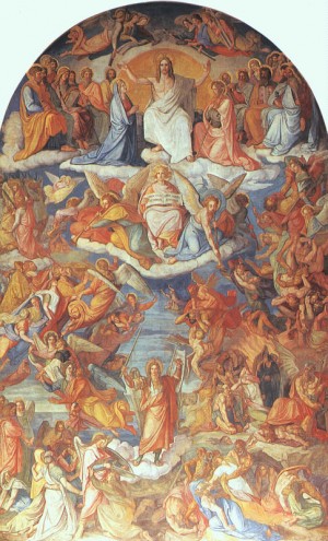 Oil cornelius, peter von Painting - The Last Judgement by Cornelius, Peter von