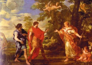 Oil cortona, pietro da Painting - Venus as Huntress Appears to Aenus by Cortona, Pietro da