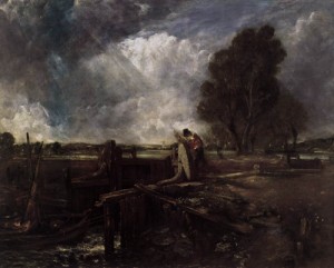  Photograph - A Boat at the Sluice (sketch) by Constable,John