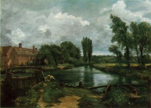  Photograph - Flatford Lock and Mill 1812 by Constable,John