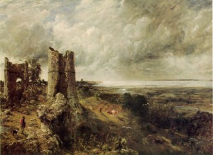 Oil constable,john Painting - Hadleigh Castle 1829 by Constable,John
