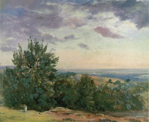  Photograph - Hampstead Heath, Looking Towards Harrow  1821 by Constable,John