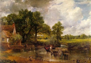 Oil landscape Painting - Landscape Noon The Hay Wain 1821 by Constable,John